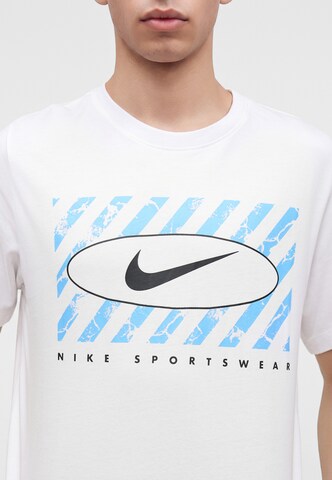 balta Nike Sportswear Marškinėliai