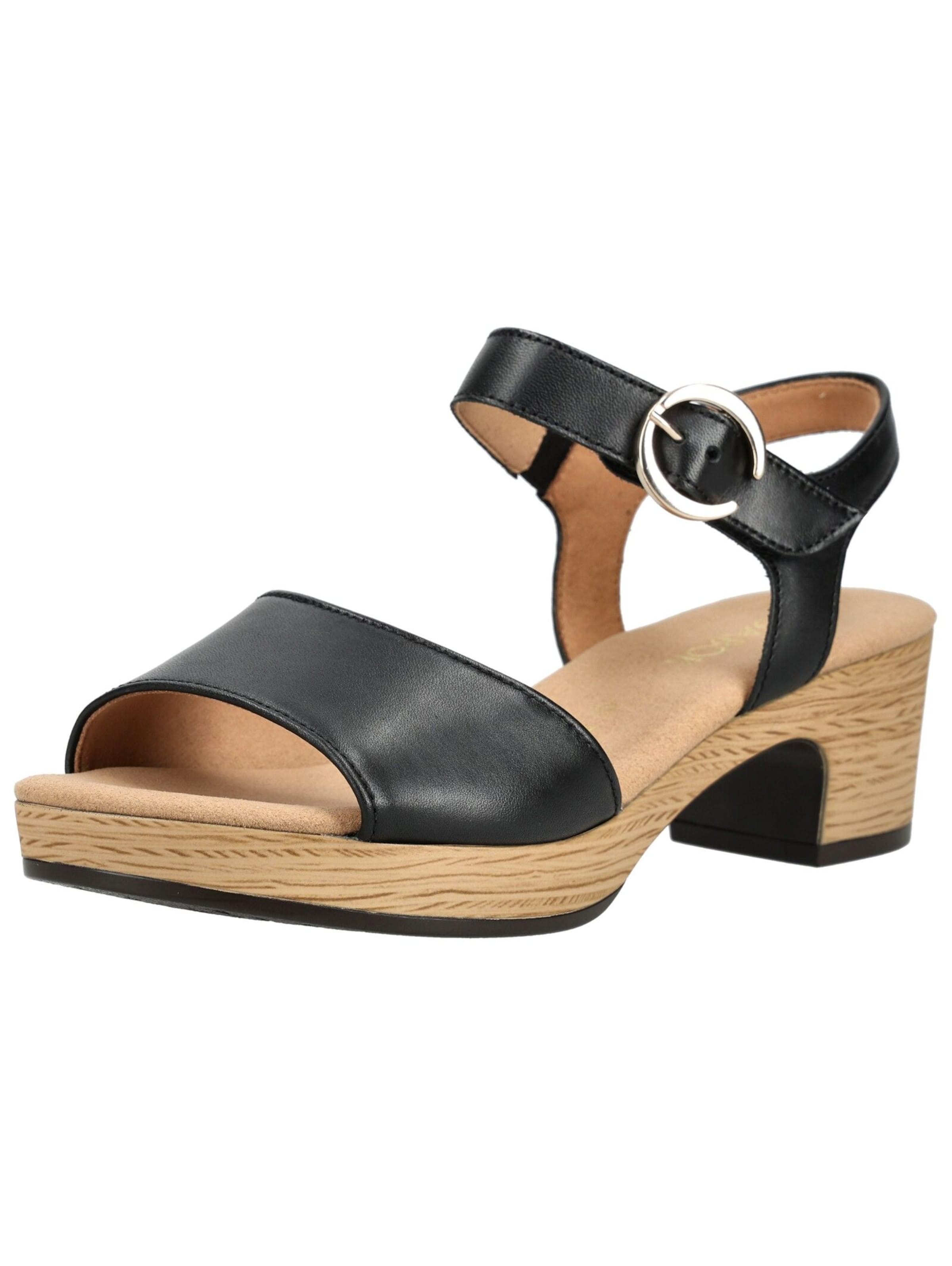 Sandalo con cinturino di GABOR in nero: frontale