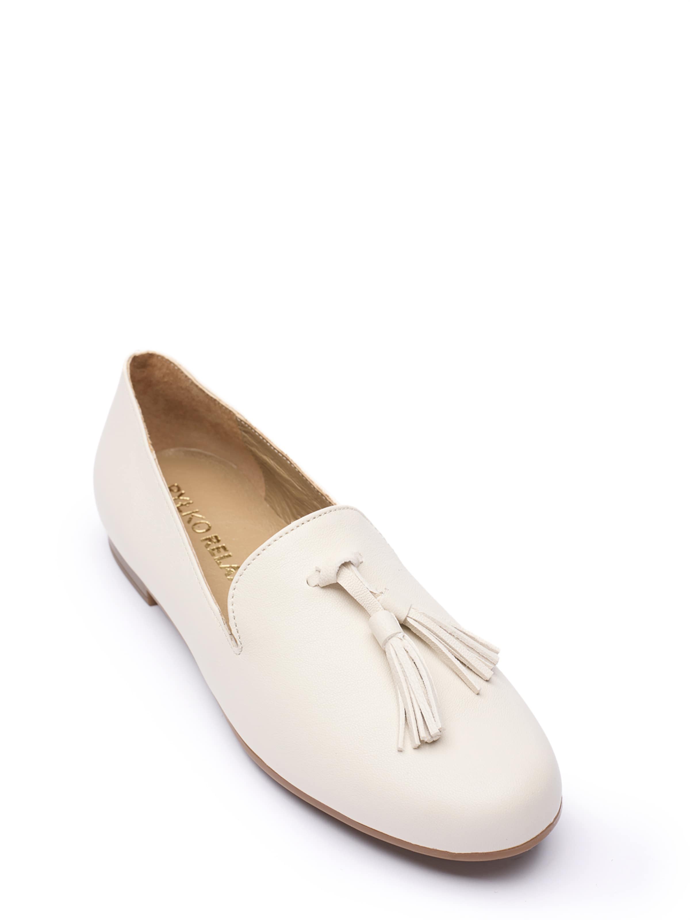 Papuci de casă de la RYLKO pe bej: față