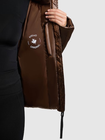 khujo Zimná bunda 'Luna' - Hnedá