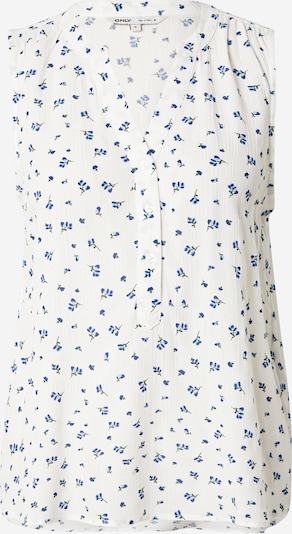 Palaidinė be rankovių 'ONLJette' iš ONLY, spalva – šviesiai mėlyna / tamsiai mėlyna / alyvuogių spalva / balta, Prekių apžvalga