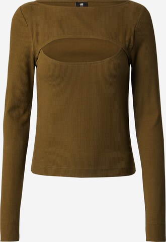 G-Star RAW Shirt in Groen: voorkant