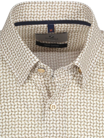 Suitable Slim fit Overhemd in Beige