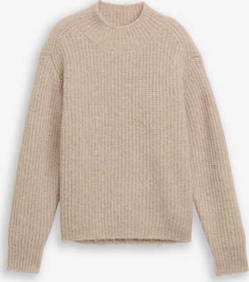 TOM TAILOR DENIM Sweater in Grey: front