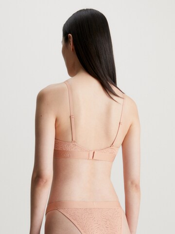 Calvin Klein Underwear T-shirt Bra 'Intrinsic' in Beige