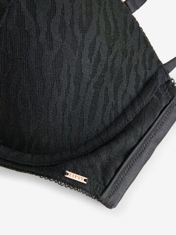 Lipsy Balconette BH in Schwarz