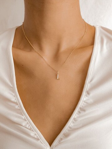 Hey Happiness Ketting 'Letter L' in Goud: voorkant