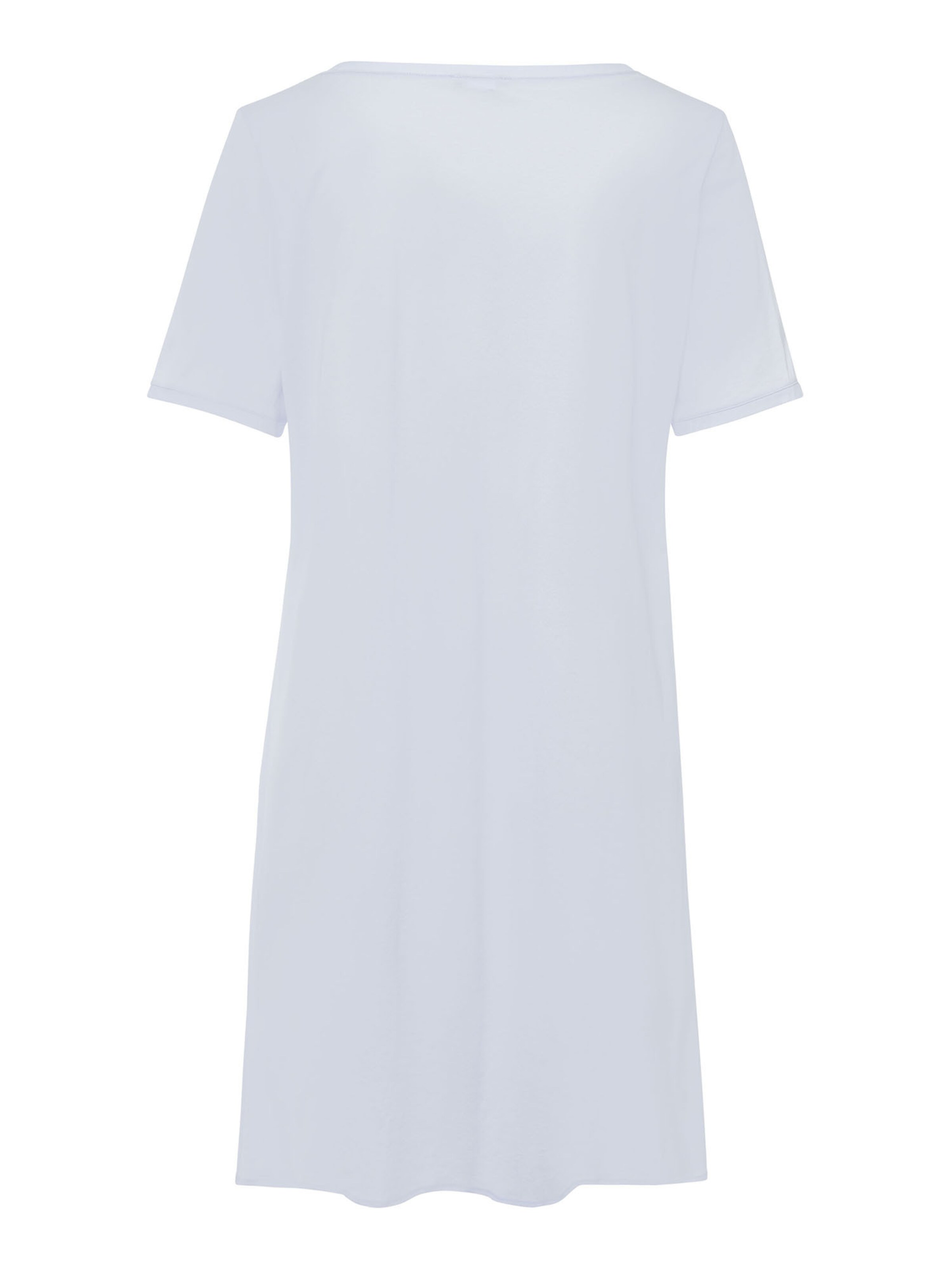 Hanro - Camisola de pijama ' Cotton Deluxe 90cm ' em azul