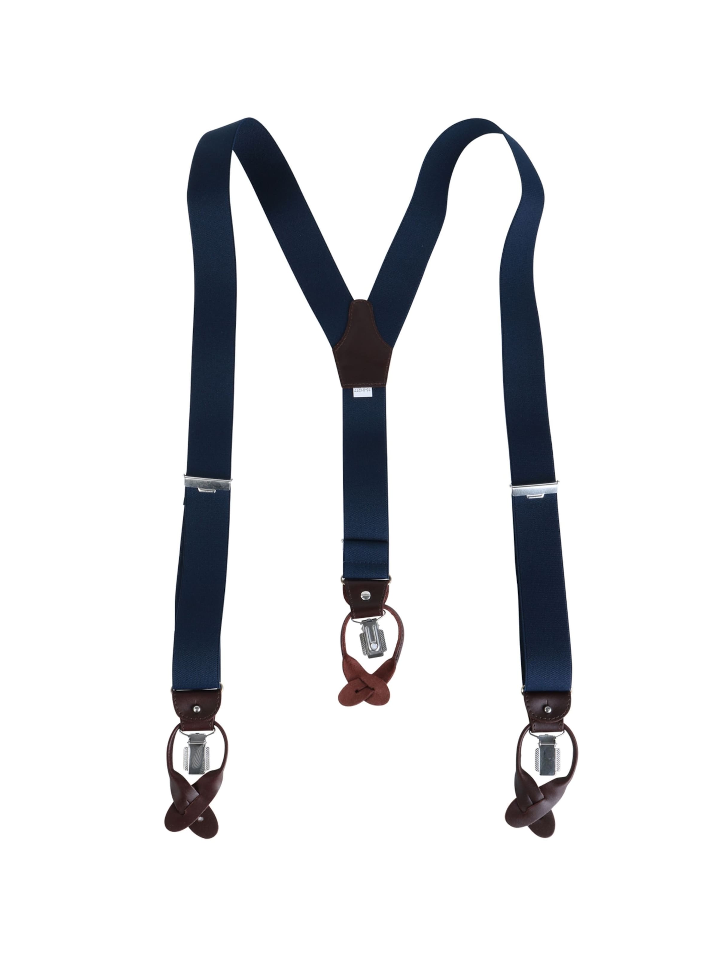 Profuomo Hosenträger‌ in Blau: Vorderseite