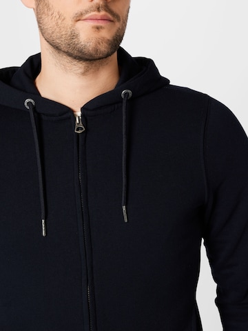 Petrol Industries Zip-Up Hoodie 'Essential' in Blue