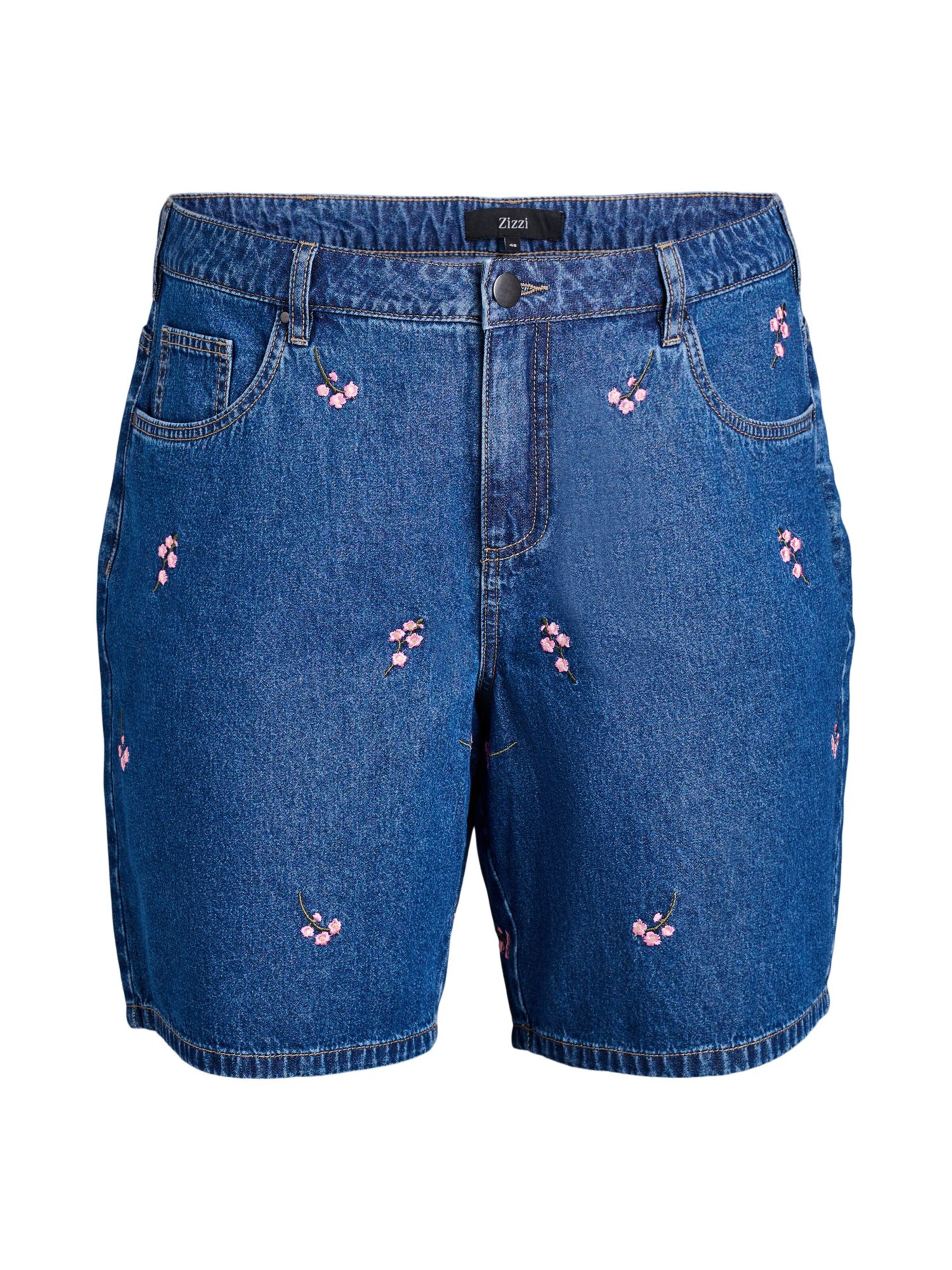 Zizzi Regularen Kavbojke 'Jeva' | modra barva: sprednja stran