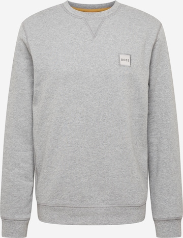 BOSS Orange Sweatshirt 'Westart' in Grey: front