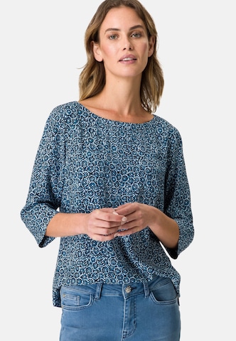 zero Blouse in Blauw: voorkant