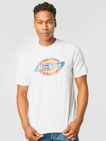 DICKIES Μπλουζάκι 'Icon Logo' σε λευκό: μπροστά