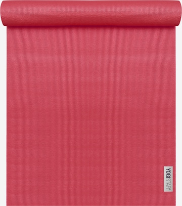 YOGISTAR.COM Mat '183 cm x 61 cm x 4 mm' in Red: front