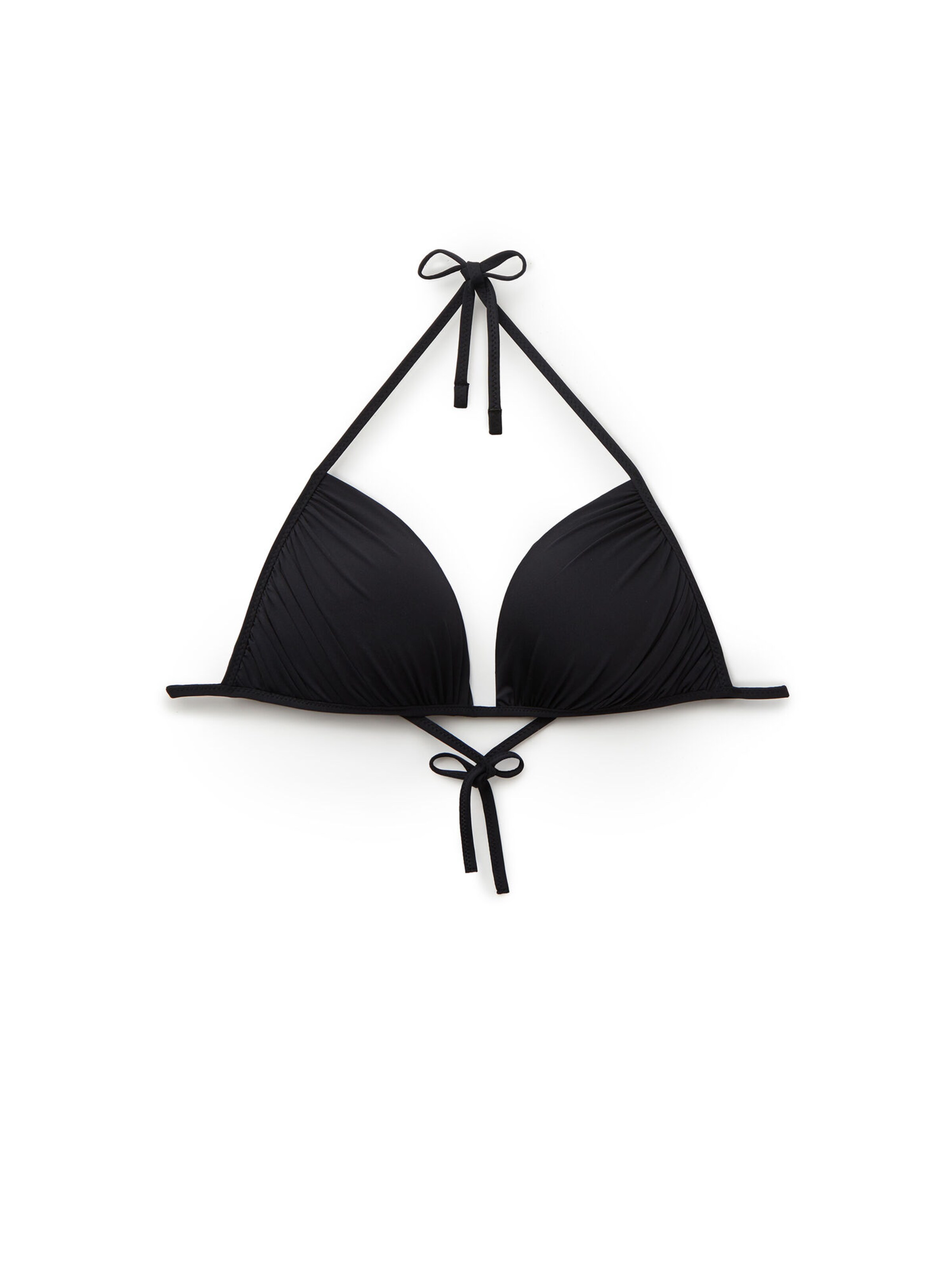 Tezenis Triangle Bikini Top 'Eco' in Black: front