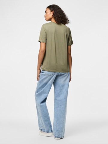 PIECES - Camisa 'ANORA' em verde