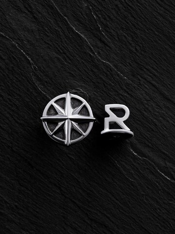 REYTEL - Pendientes 'COMPASS' en plata