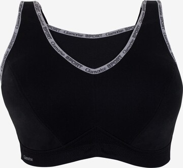 GLAMORISE Bustier BH in Schwarz: predná strana