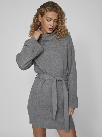 VILA Knit dress 'Rolfie' in Grey