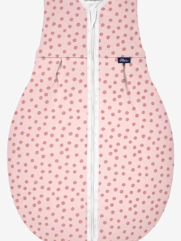 ALVI Sleeping Bag 'Schlafsack Kugelschlafsack Thermo Bio-Baumwolle' in Pink: front