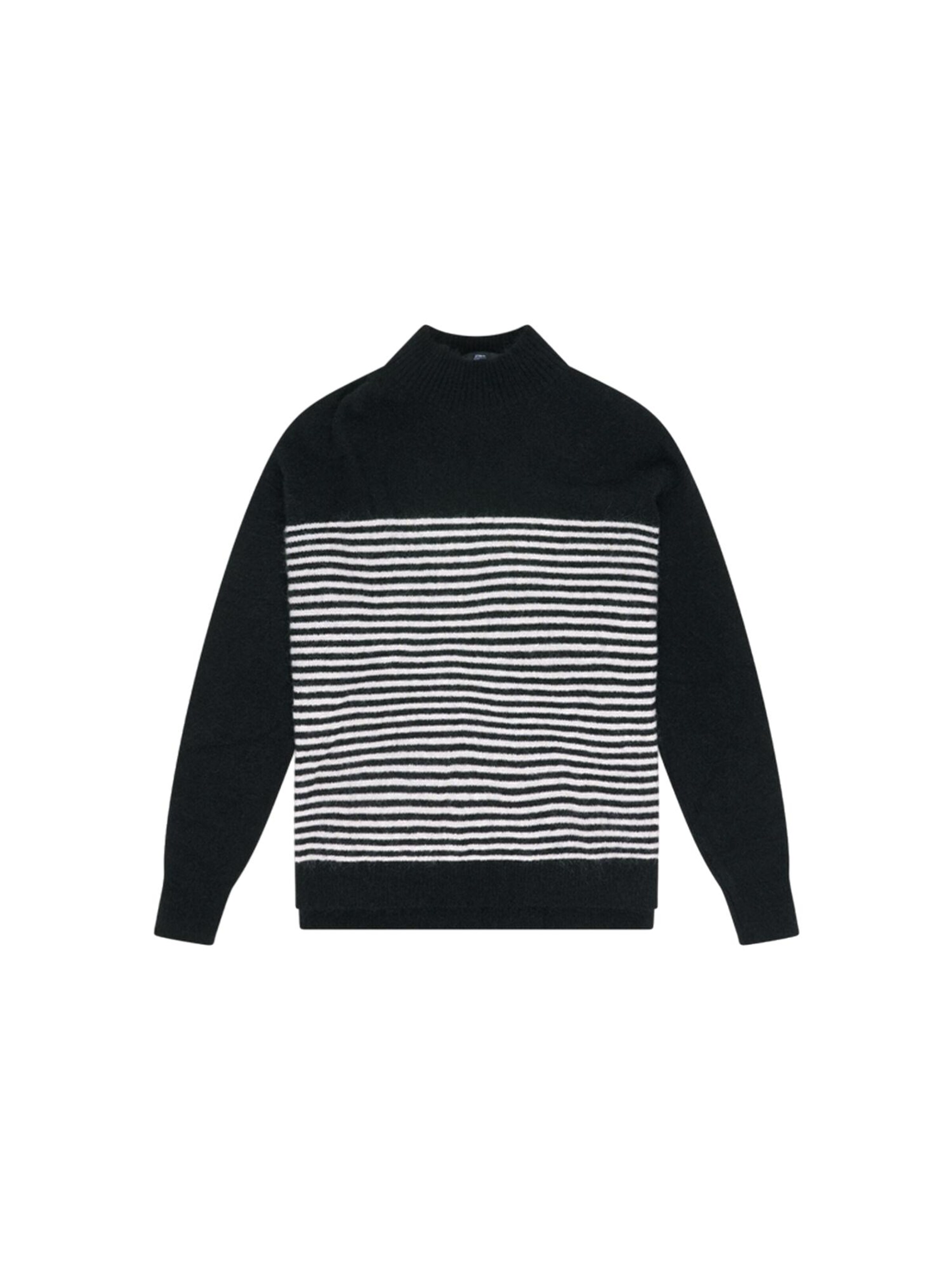 Le Temps Des Cerises Pull-over 'Land' en noir / blanc, Vue avec produit
