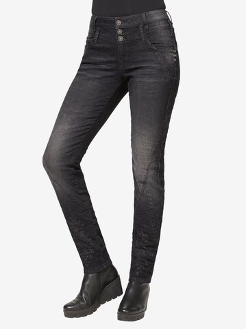 Linea Tesini by heine Regular Jeans in Schwarz: predná strana