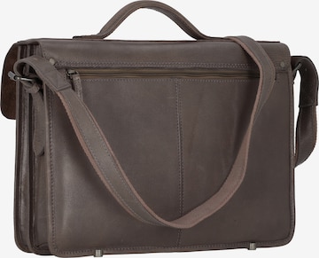 Greenland Nature Document Bag in Brown