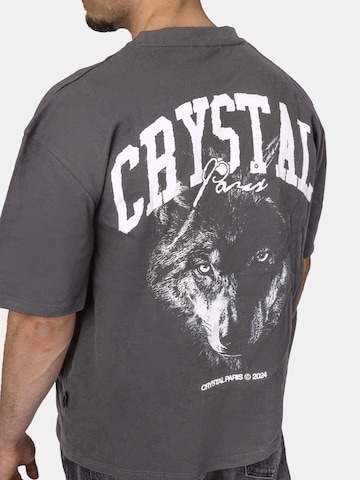 Crystal Paris Shirt 'Nightwolf' in Grijs