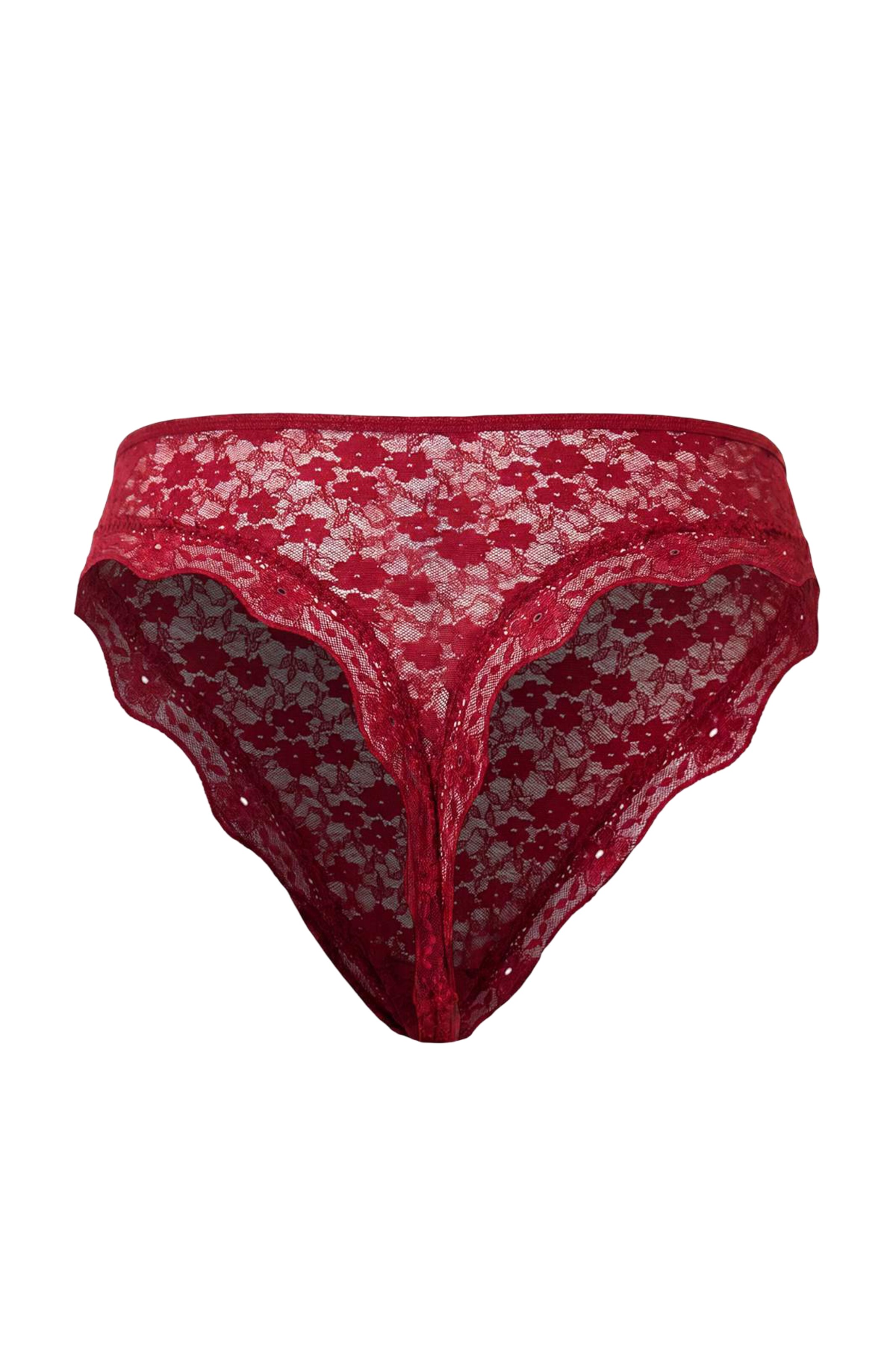 Trendyol Curve Negligee in Red