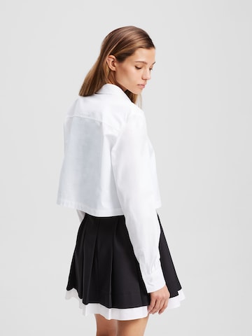 Chemisier Karl Lagerfeld en blanc