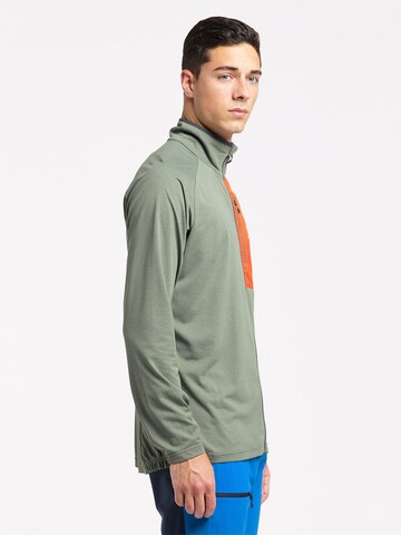 Haglöfs Athletic Fleece Jacket 'Mirre Mid' in Green