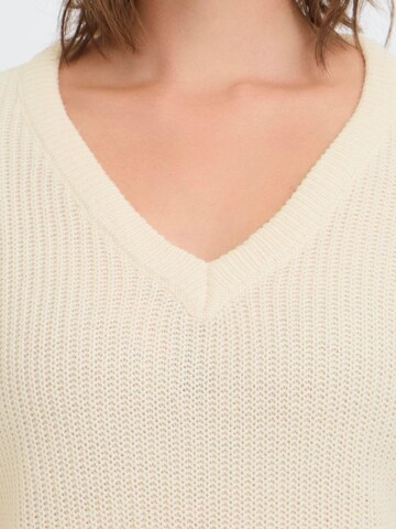 Pull-over ' OXISANDIE LS ' Oxmo en beige