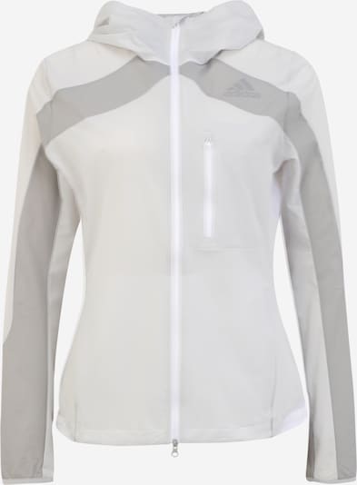 ADIDAS PERFORMANCE Athletic Jacket 'Marathon' in Grey / Light grey / White, Item view