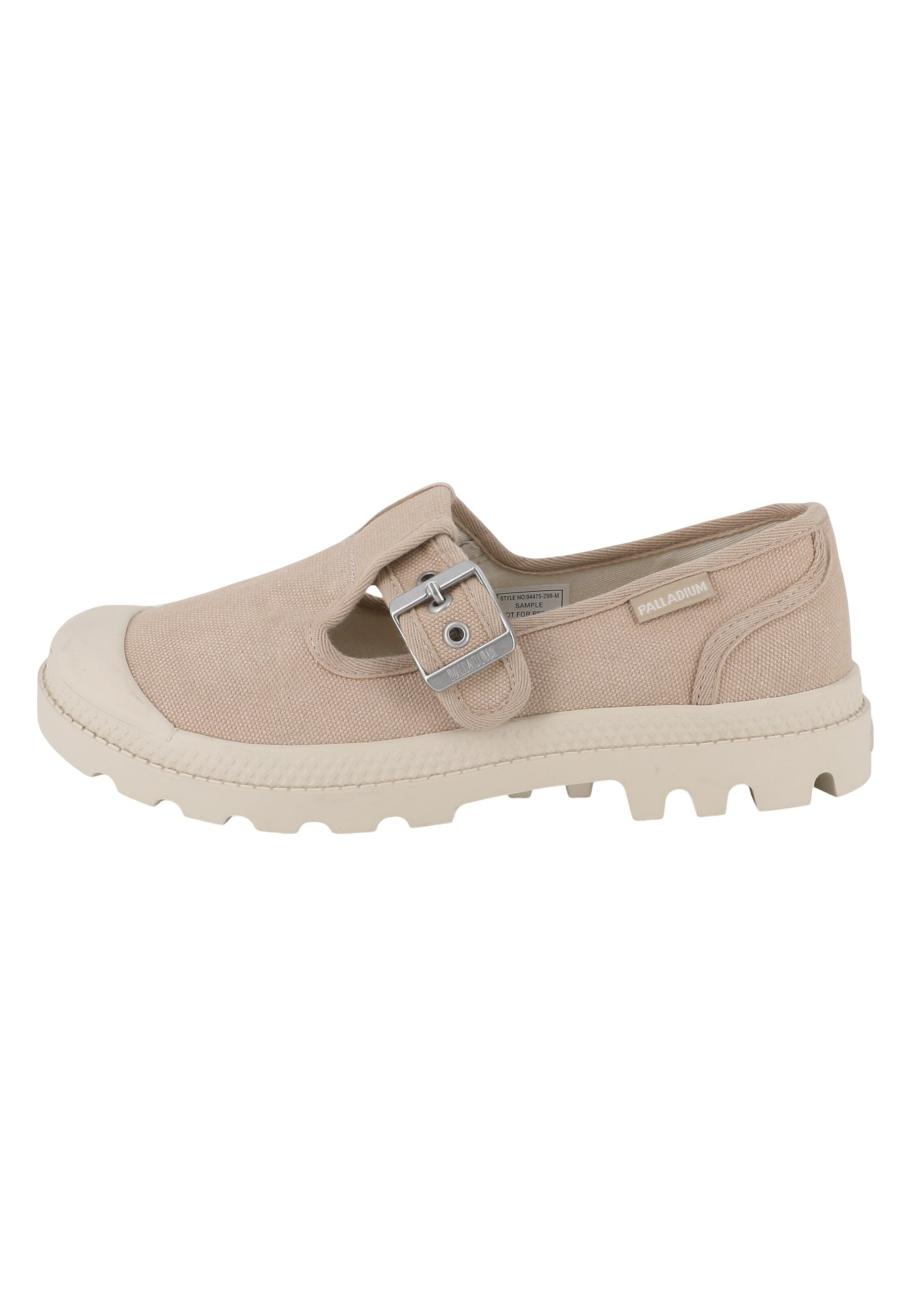 Palladium Slip On in Beige: Vorderseite