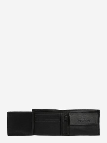 TOM TAILOR Wallet 'Kai' in Black