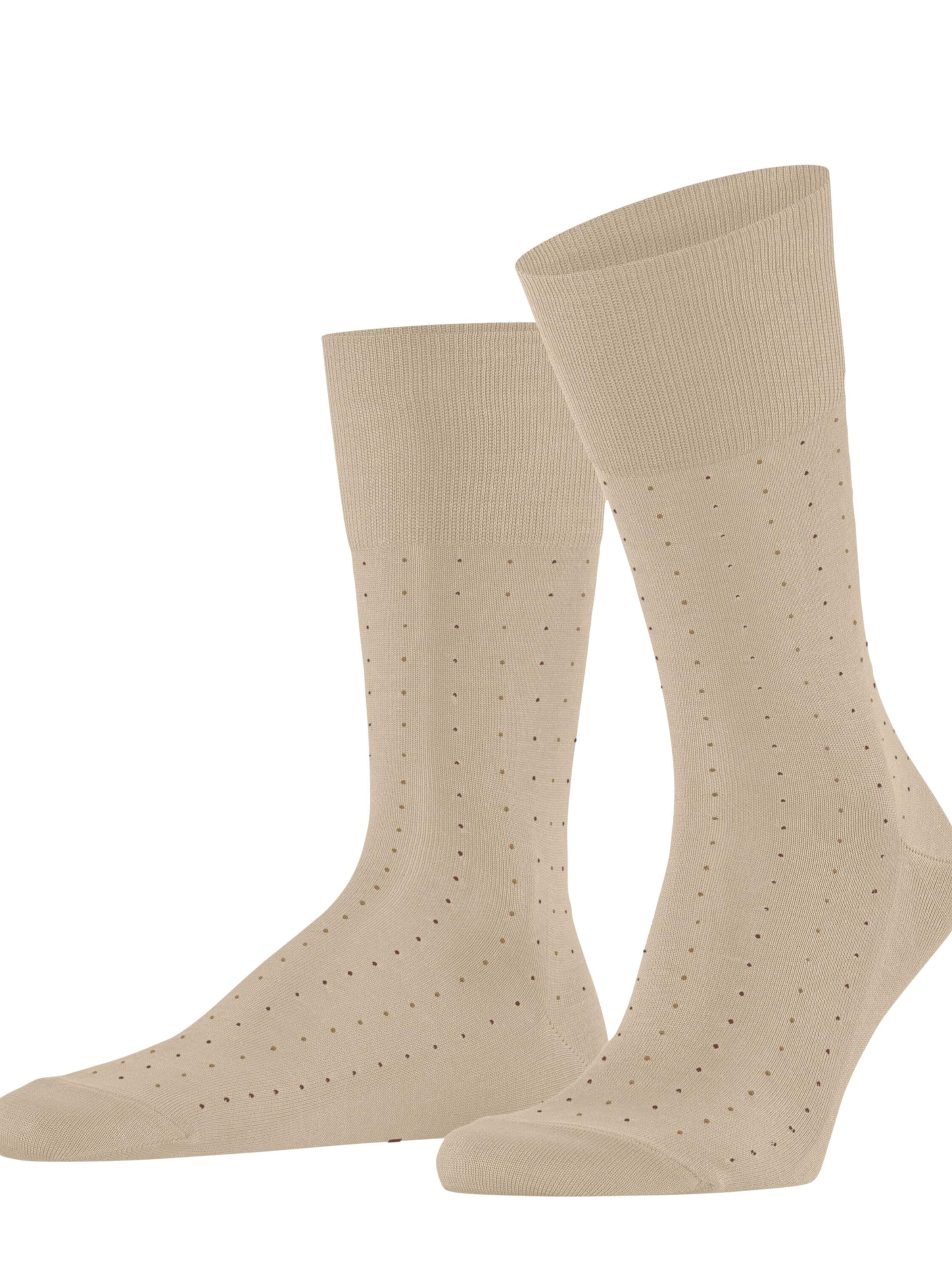 FALKE Socks 'Tiago Dotted Line' in Light beige, Item view