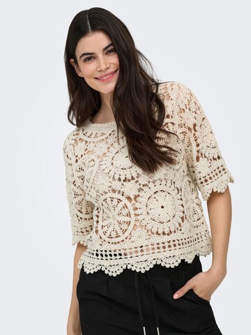 ONLY Pullover 'ONLWaterly' i beige