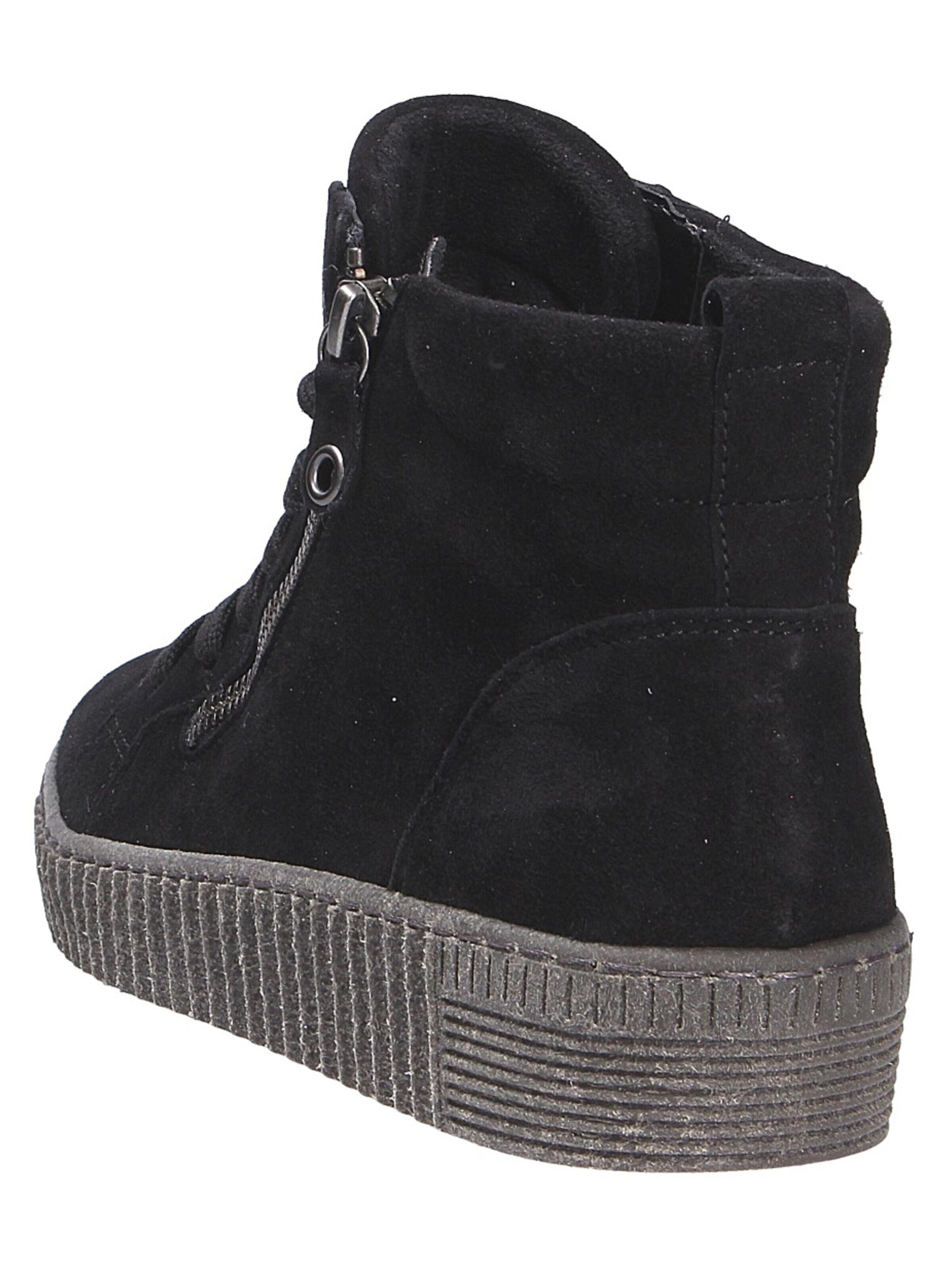 GABOR Lace-Up Boots in Black