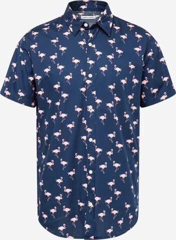 JACK & JONES - Ajuste regular Camisa 'SUNSHADE' en azul: frente