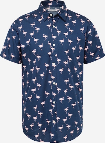 JACK & JONES - Ajuste regular Camisa 'SUNSHADE' en azul: frente