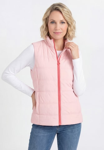 MIMO Bodywarmer in Roze: voorkant