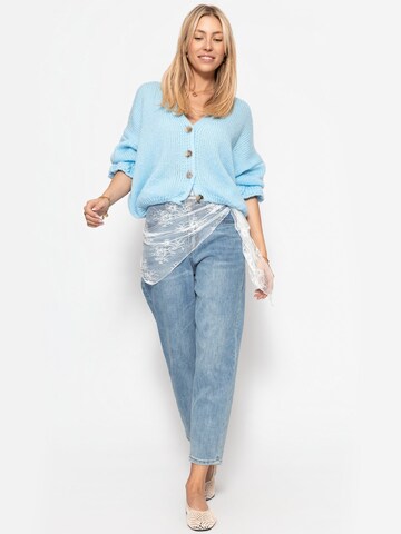SASSYCLASSY Oversizestrickjacke‌‌‌‌‌ in Blau