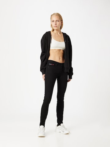 Tommy Jeans Skinny Fit Дънки 'Sophie' в черно: отпред