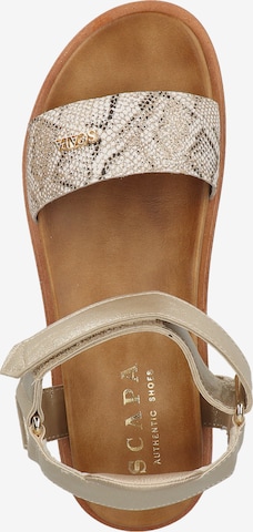 SCAPA Sandalen met riem in Goud