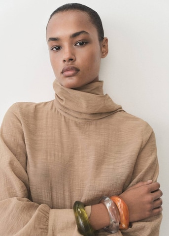 MANGO Bluse in Braun