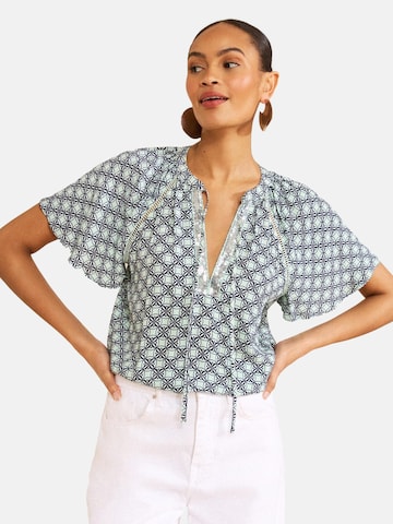 love & roses Блузка в Зеленый: спереди