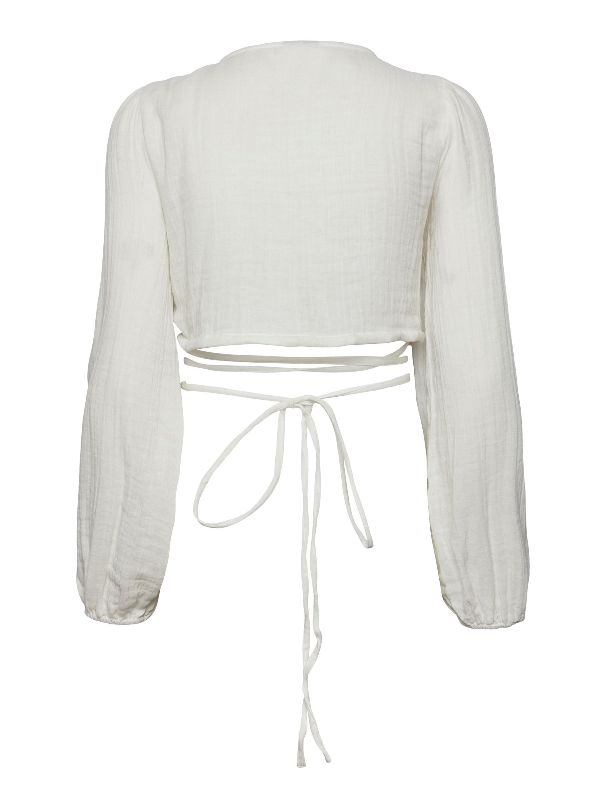 Camicia da donna 'Stina' di PIECES in bianco