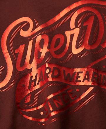 Superdry T- Shirt ' in Braun