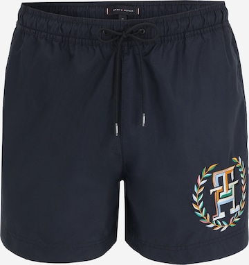 Shorts de bain Tommy Hilfiger Underwear en bleu : devant